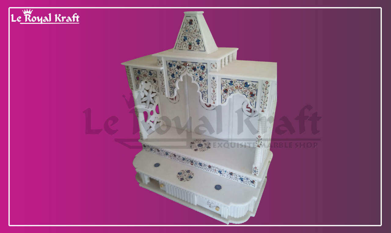 Marble Pooja Room Set