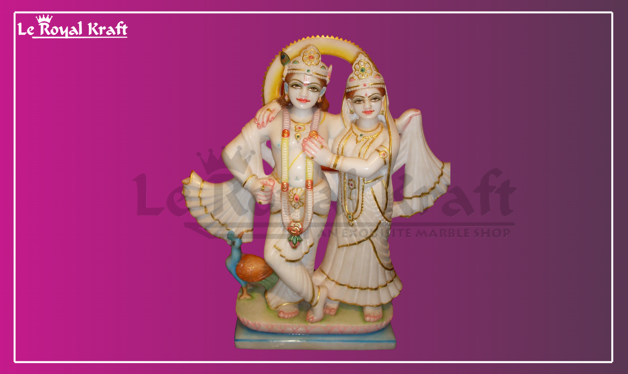 Marble Radha & Krishna